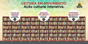 Leitura em movimento no shopping
