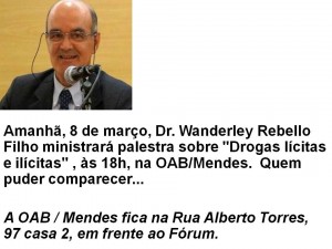 APRESENTAÇÃO PALESTRA 8 MARÇO 2016 OAB MENDES